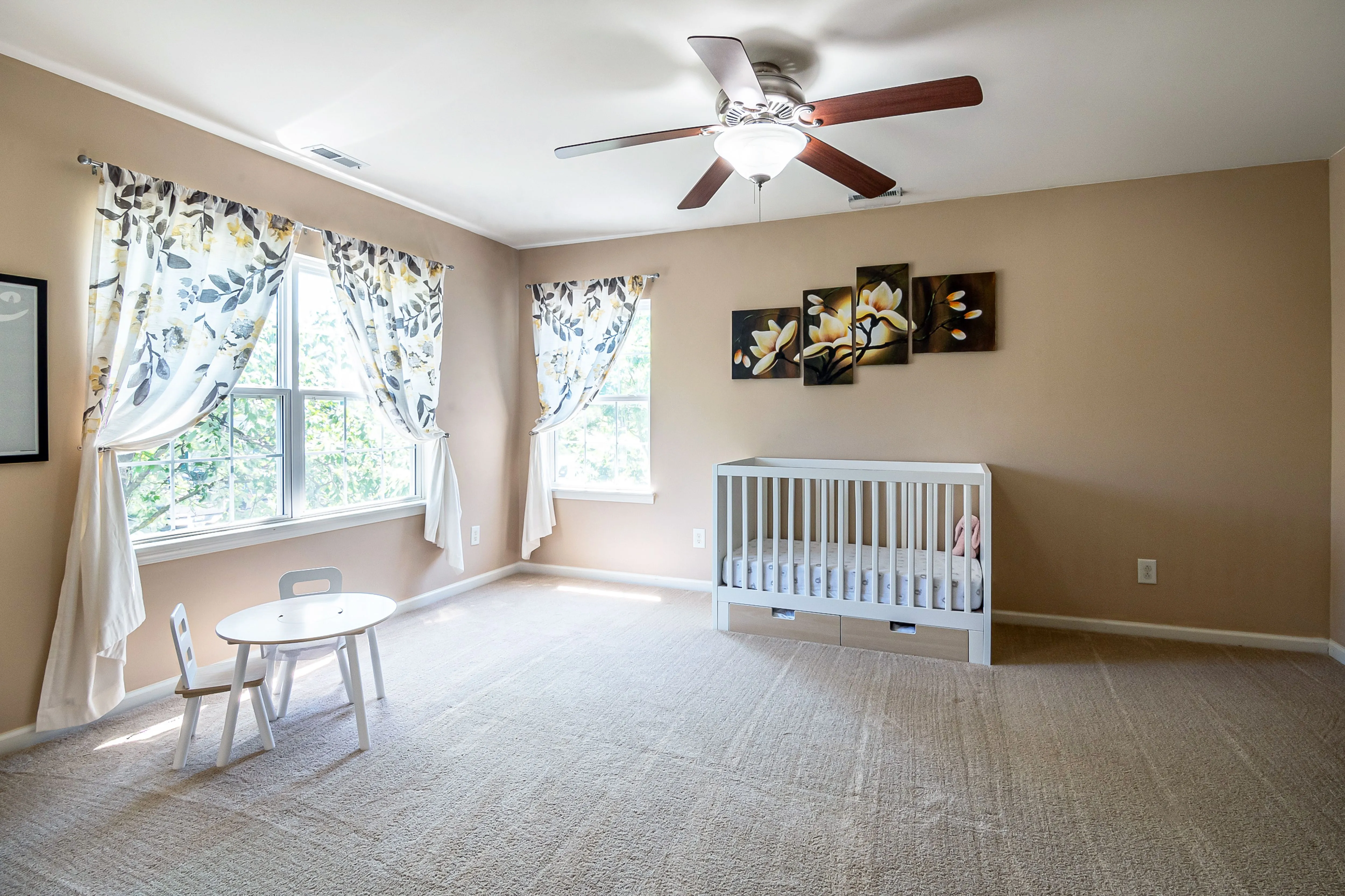 Freshly cleaned carpet in a Soquel, CA nursery